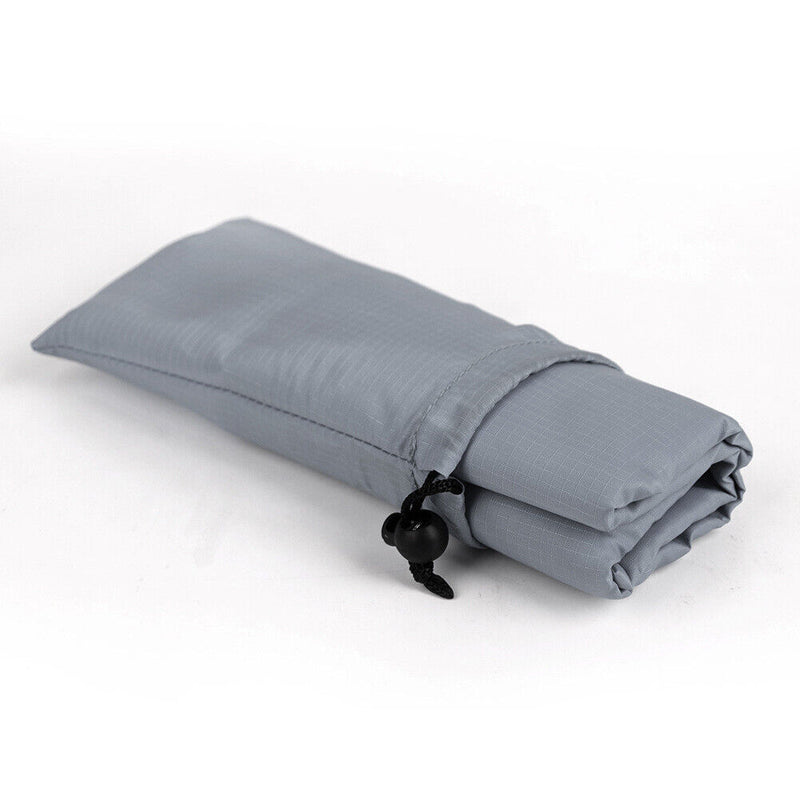 100x140cm Moistureproof Pocket Beach Blanket Mini Camping Mattress (Grey) Newly