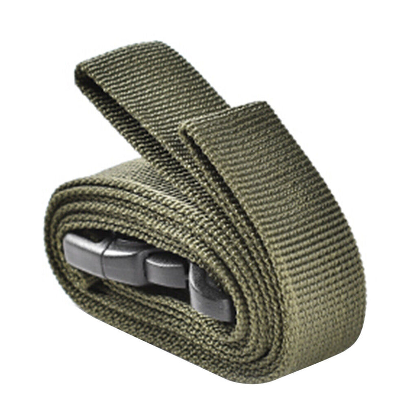 4pcs Outdoor Camp Cargo Storage Tied Belt Luggage Buckle Strap (Army Green)