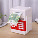 Electronic Password Coins Safe Box Deposit Piggy Bank Toys (White) Newly