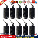10pcs Fishing Bait Feeder Cages Holder Metal Lure Container Basket (30g) Newly