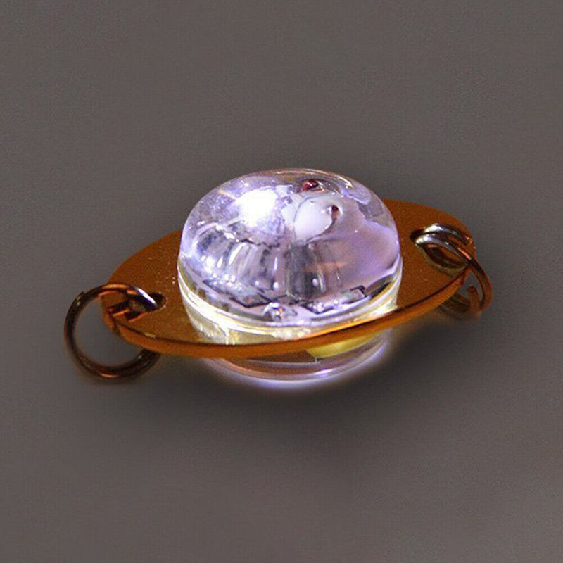 LED Fishing Lure Light Deep Underwater Eye Shape Flashing Squid Attracting Lamp