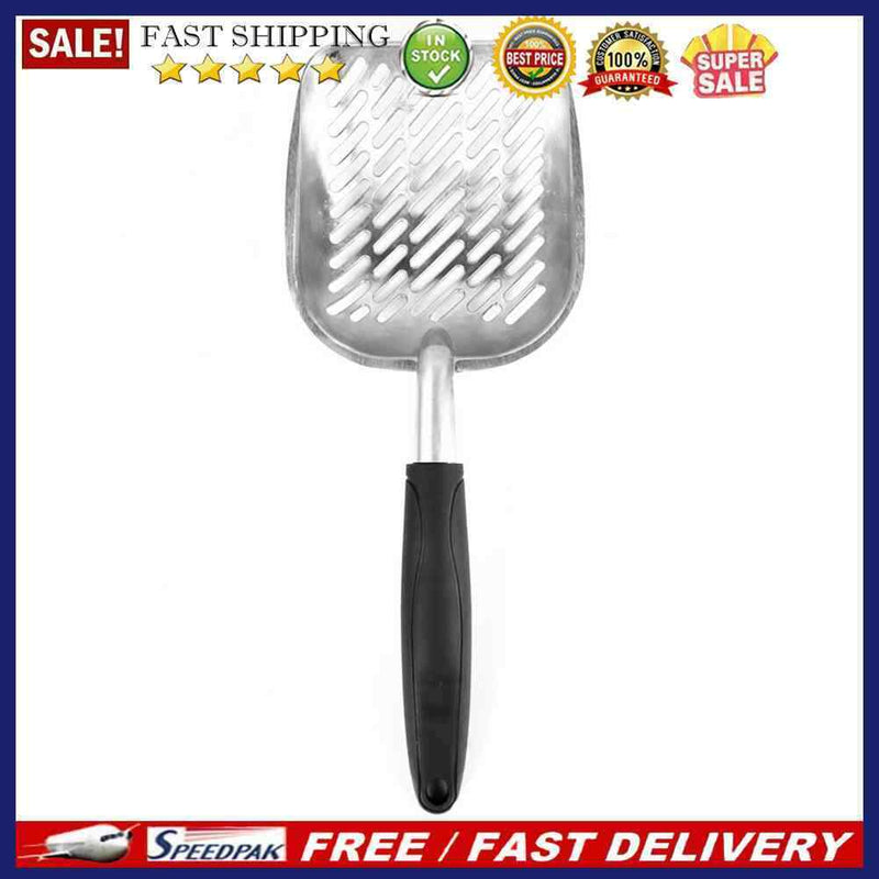 Aluminum Alloy Pet Cat Dog Metal Litter Scoop Shovel Sand Waste Cleaning To