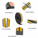 Soundproof Anti Collision Rubber Window Door Draught Excluder Seal Strip Foam