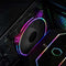 120mm PC Case Fan Halo Triple-Ring Chassis Cooling Fan for Desktop (Blue)