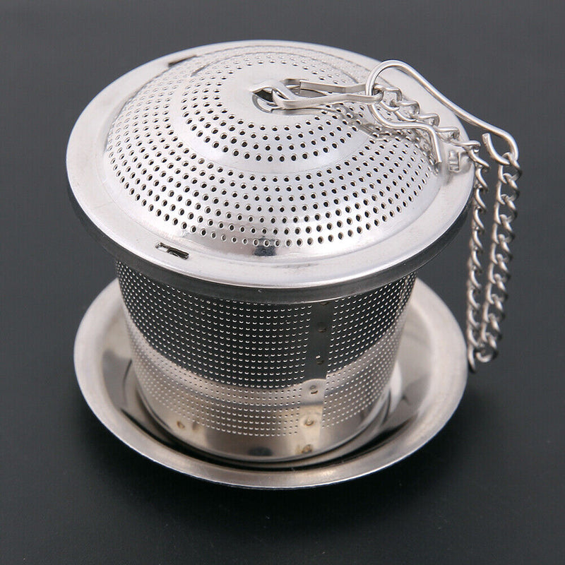 Stainless Steel Tea Infuser Loose Leaf Tea Strainer Herbal Spice Filter Newly