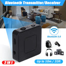 Audio Transmitter Receiver 3.5mm AUX Female Built-in Battery Wireless Music Audio