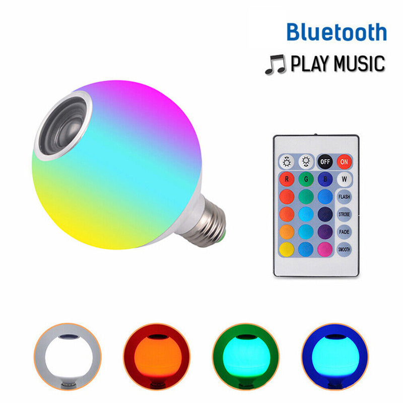 40W E27 Bluetooth Music Ball Lights Colorful RGB Ceiling Lights Audio Bulb Lamp