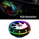 PC Computer Case Fan RGB LED Quiet 100mm Air CPU Cooler for Intel AMD Newly