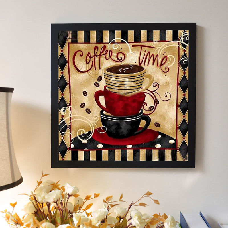 1989candy Diamond Embroidery Painting DIY Retro Coffee Full Drill Cross Stitch K