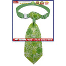 Dog Neck Tie Dog Cat Collar with Necktie St. Patricks Irish Shamrock Collar