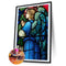 Praying Girl Full Round Drill Mosaic Diamond Painting DIY Rhinestone Crafts Gift