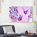 Flying Butterfly 5D DIY Full Round Diamond Painting Rhinestones Digital Mosaic