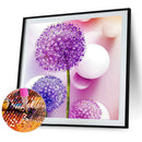 Handmade DIY Full Round Drill Diamond Painting 5D Dandelion Poster Kit