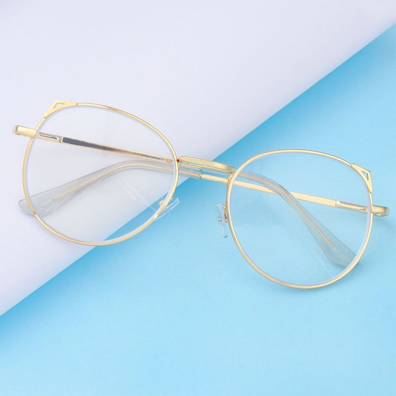 Anti-Blue Light Glasses Ultra Light Frame Computer Goggles Cat Ears Eyeglasses