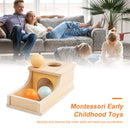 Wooden Ball Drawer Learning Early Educational Toys Object Target Box for Toddler