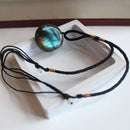 Jewelry Crystal Delicate Labradorite Pendant Energy Healing Stone Moonstone