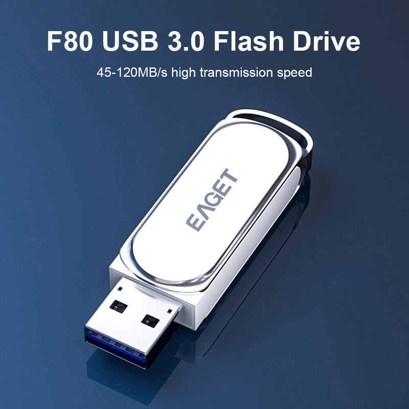 Eaget F80 USB 3.0 Flash Drive U Disk High Speed Memory Mini Pendrive (64G)