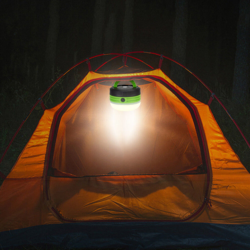 5 LED Lantern Lamp Waterproof Hanging Emergency Outdoor Tent Camping Light Green