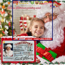 Plastic Santa Flight Cards Creative Xmas Gifts Cards Xmas Eve Tree Decoration