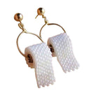1Pcs Pretty Hand Beaded Earring Find Of Roll Toilor Gift Paper Brand Y0T0 J7D9