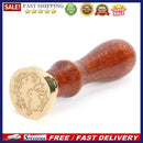 Easter Animal Pattern Wooden Handle Envelope Sealing Wax Scrapbooking Stamp