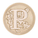 Ancient English Alphabet Letter Metal Seal Wax Stamps Sticks Candles Set (P