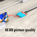 3 in 1 for NS Type-C to HDMI-Compatible USB 3.0 PD HDTV Extender (Red Blue)