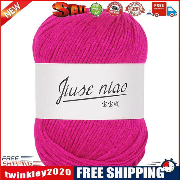 50g/roll 6-strand Cotton Yarn for Crochet Knitting DIY Thread Material (09)