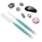 #A White Paint Pens 4 Pack 1/2mm Tip for Wood Rock Plastic Leather Glass Stone