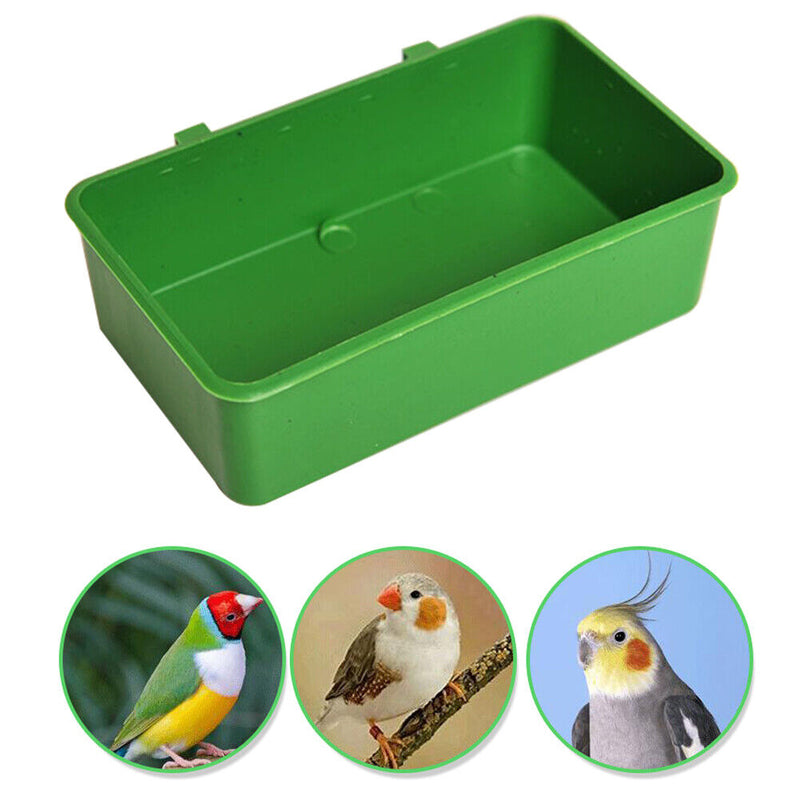 Parrot Bird Bathtub Bathtub Bathing Bowl Plastic Cage Outdoor Shower Standing Pet Supply