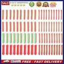 80pcs/set DIY Cold Perm Rod Salon Hair Roller Curling Curler Rubber Band