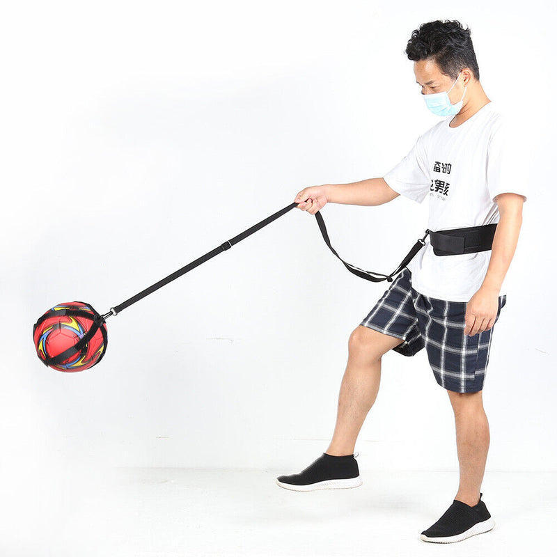 Soccer Ball Juggle Bags Football Training Kick Kids Trainer Circling Belt