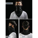 Summer Cooling Face Cover Neck Gaiter with Ear Loops for Cycling Hiking Fis