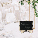 20pcs/Set Wooden Chalkboard Mini Wedding Party Table Number Message Blackboard