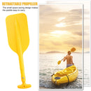 Retractable Portable Telescope Rafting Boat Paddle for Water Sport (Yellow)