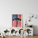 5D DIY Full Round Drill Diamond Painting independence Day