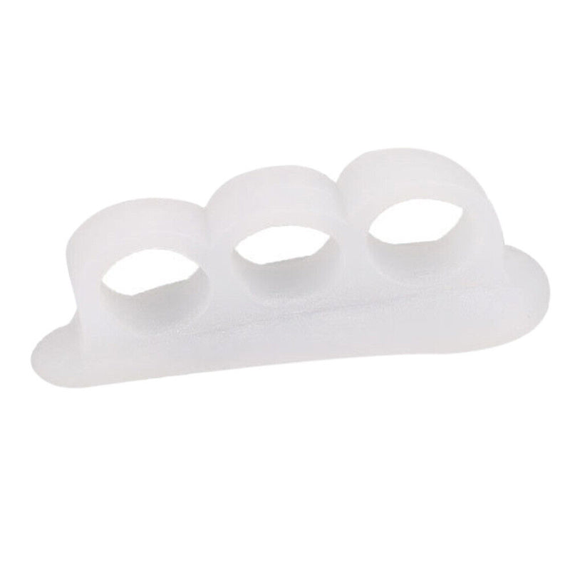 1Pair Silicone Toe Separator Flexible Hallux Valgus Bunion Corrector Pedicu