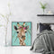 Flower Giraffe Oil Paint By Numbers DIY Handpainted on Canvas Home Decorati