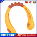 Bladeless Sports Personal Air Cooling Summer Kids Hanging Neck Fan (Orange)