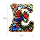 DIY Key Chain Diamond Painting Letters Women Bag Keyring Pendant Gift (E) Newly