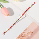 Handmade Hand-woven Bracelet Gift For Couple Jewelry Gifts Red Rope Bracelet