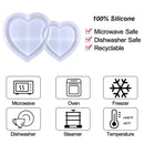 Heart-to-heart Shaped Photo Frame Mold - DIY Silicone Picture Frames Molds