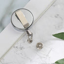 ID Name Card Anti-Lost Clip Retractable Key Ring Badge Holder Lanyards