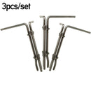 3Pcs Car Hydraulic Cylinder Piston Rod Seal Up U-cup Kit Tool Installation J6P9