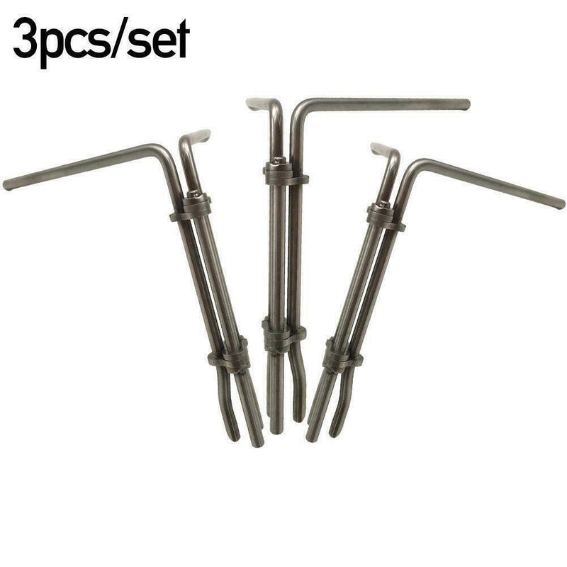 3Pcs Car Hydraulic Cylinder Piston Rod Seal Up U-cup Kit Tool Installation J6P9