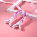 10pcs Plastic Salon Hair Clip Set Hairdressing Crocodile Hair Grip (Pink) Newly