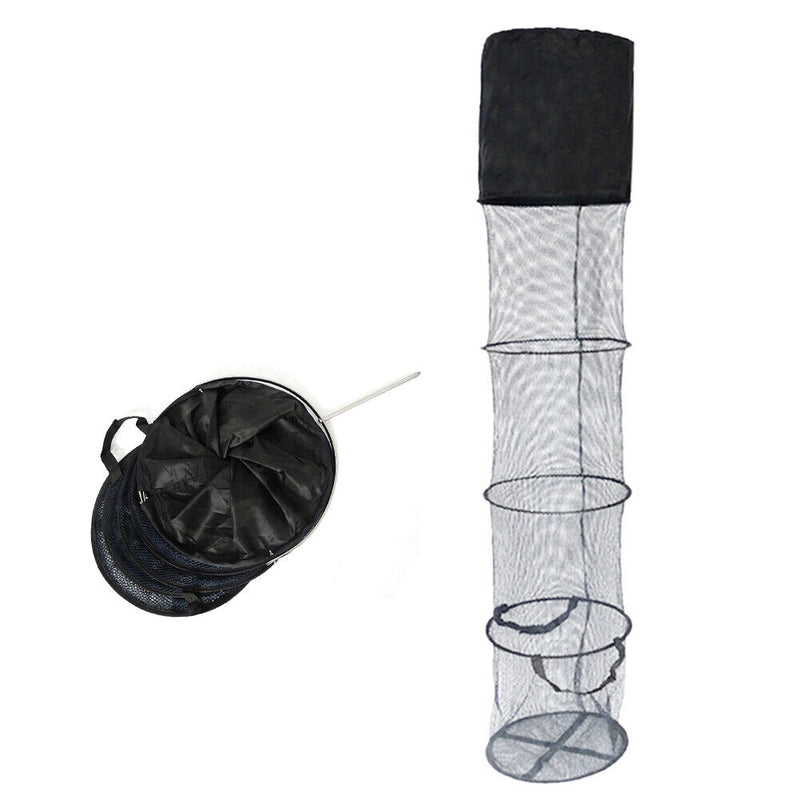 Foldable Fishing Cast Net Crab Trap Cages 5 Layer Trap Shrimp Net Fishing Tackle