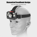 COB LED Waterproof Headlight 300LM Outdoor Bike Cycling Camping Fishing Headlamp