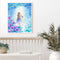 Frameless Girl with Lamp Oil Paint By Numbers DIY Kit Handmade Drawing On Canvas