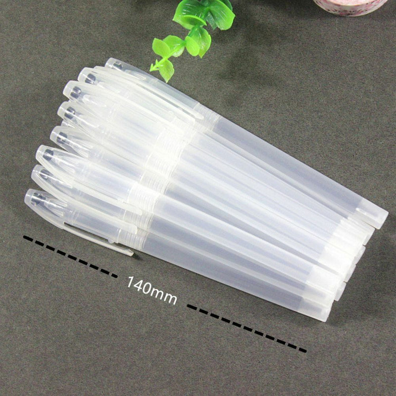 Style Portable Writing Supplies Gel Pen Cover Transparent Ballpoint Shell